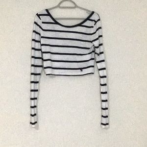 Long sleeve striped Abercrombie & Fitch T-shirt